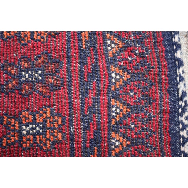 Hand Knotted Afghan Belouch Rug For Sale - Image 6 of 6