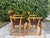 Wood Vintage Mid-Century Ranch Oak Leather Strapped Arm Chairs - A Pair For Sale - Image 7 of 11