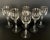 Gorgeous Crystal Glasses set by German manufactory Gallo. Around 1970s. Products are equipped with high legs and are...