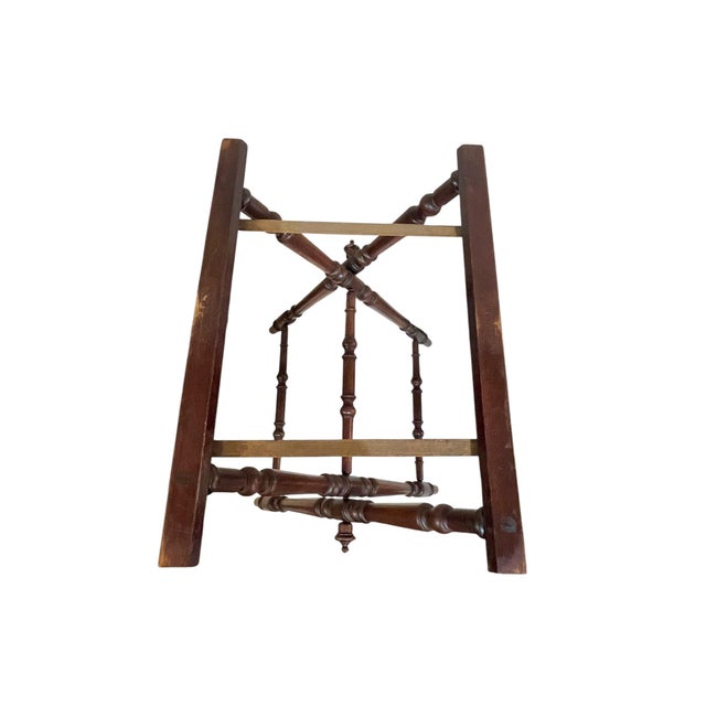 Antique English Mahogany Butler’s Tray Table or Luggage Stand No Tray For Sale - Image 9 of 13