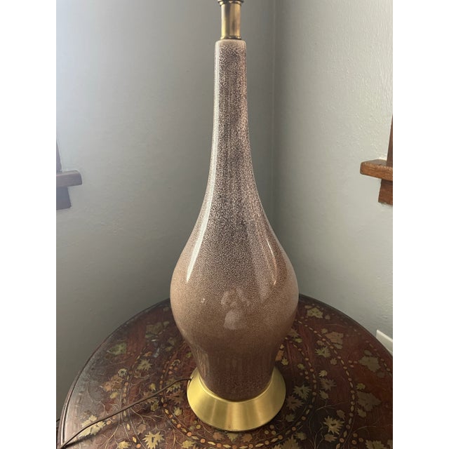 Mid 20th Century Scandinavian Ceramic Table Lamp For Sale - Image 6 of 11