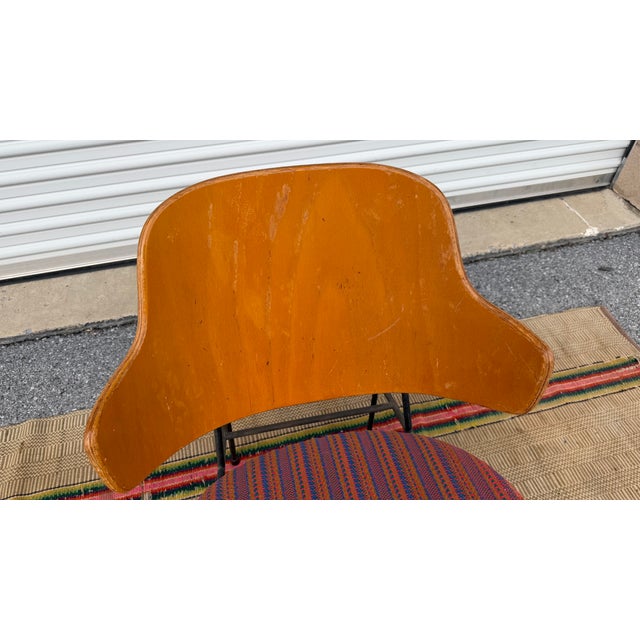 A Vintage Mid Century Danish Kofod Larsen Wrought Iron Penguin Lounge Chair, 1950’s For Sale - Image 14 of 18