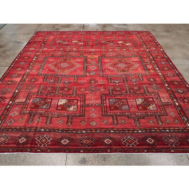 Galerie Shabab Collection Mid-20th Century Turkish Anatolian Room Size Carpet For Sale - Image 4 of 10