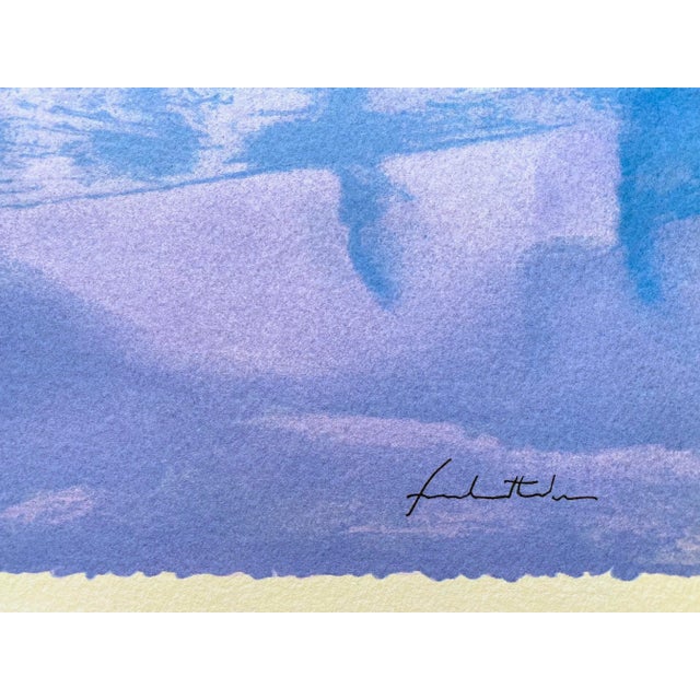 Helen Frankenthaler Vintage Abstract Expressionist Limited Edition Large Hand Pulled Silkscreen Print " Westwind " 1994 For Sale - Image 12 of 13