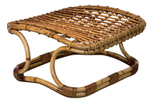 Bamboo Stool in the style of Tito Agnoli, 1970s