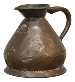 19th Century Victorian Weathered and Patinated Haystack 2 Gallon Measure Jug