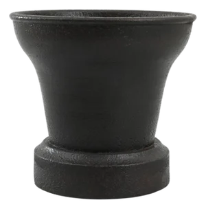 19th Century French Cast Iron Mortar