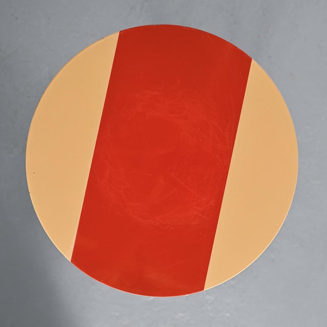 Brown Polinio Pedestal Table by Andrea Branzi, 1990 For Sale - Image 8 of 13