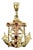 14k Yellow & Rose Gold Religious Anchor Pendant – Christ on Cross – Post 1980 For Sale