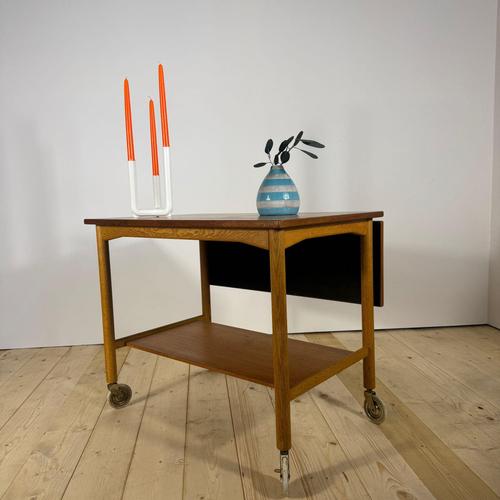 Vintage Trolley in Wood, 1960s For Sale - Image 4 of 10