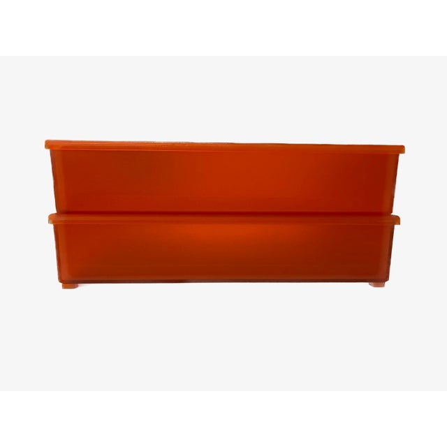 Vintage Orange Knoll Extra "Orchestra" Memo Trays by Hannah & Birsel - A Pair For Sale In Atlanta - Image 6 of 12