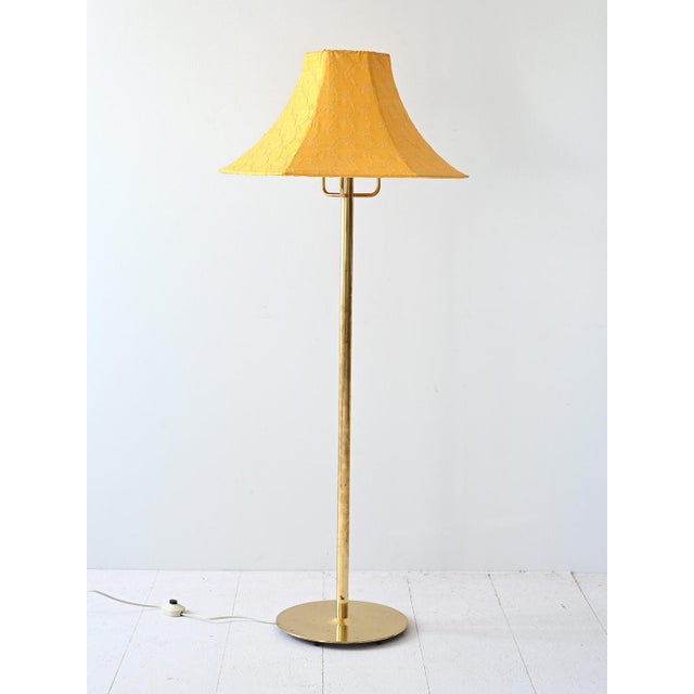 Vintage Lamp with Yellow Lampshade, 1960s For Sale - Image 13 of 13