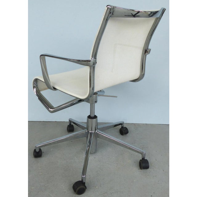 Alias Rolling Frame Swivel Chair with Armrests by Alberto Meda for Alias, Italy For Sale - Image 4 of 11