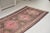 1950s Vintage Nomadic Pink, Purple, Charcoal & Black Runner Rug , 3.5 x 9.8 For Sale - Image 5 of 11