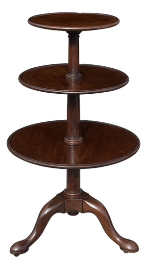 Antique George III Mahogany Dumb Waiter, 1770