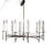 Mid-Century Modern Large 12 Light Silver Plate Spoke Form Chandelier by Sciolari For Sale - Image 3 of 18