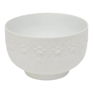 Vintage Bjorn Wiinblad for Rosenthal Matt White Porcelain Face Bowl