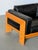 Mid-Century Modern 1960s Tobia Scarpa “Bastiano” Black Leather, Three-Seater Sofa, Gavina For Sale - Image 3 of 10