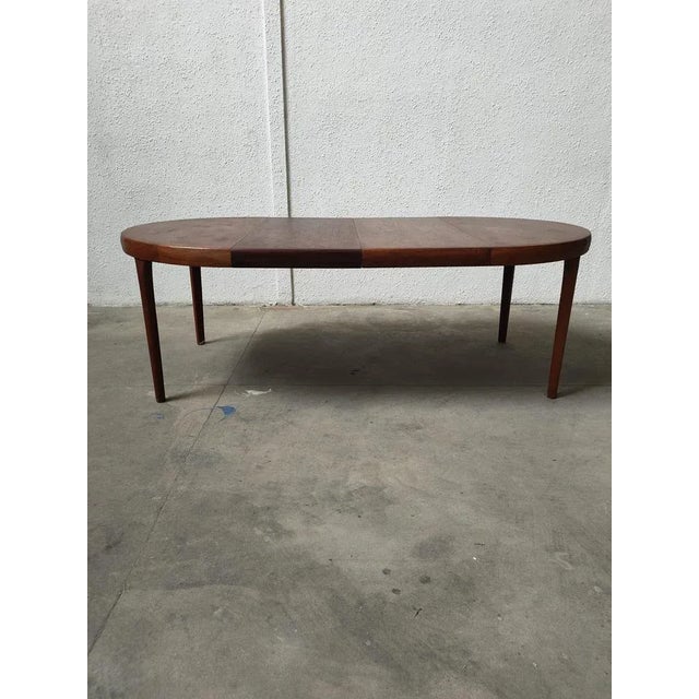 Mid-Century Teak Extendabe Table and Chairs from Moller, Denmark, Set of 5 For Sale - Image 16 of 18