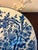 Large Antique Japanese Arita Imari Blue and White Porcelain Chargers, 1900, Set of 2 For Sale - Image 9 of 18