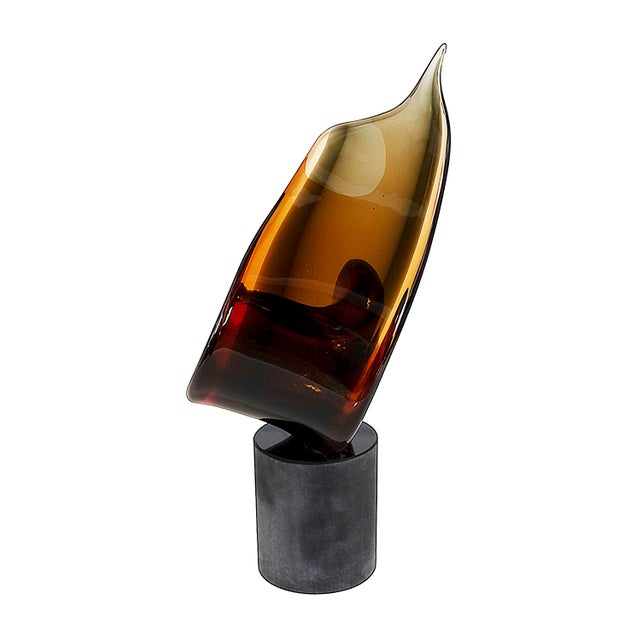 Italian Handmade Murano Glass Sculpture by Romano Dona, 1980s For Sale - Image 7 of 9