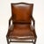Brown Georgian Leather Gainsborough Armchair, 1790s For Sale - Image 8 of 11