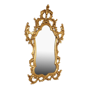 Mid 20th Century Francisco Hurtado Rococo Style Giltwood Wall Mirror