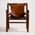 Set of Hungarian Calf Leather Lounge Chair and Ottoman For Sale - Image 4 of 18