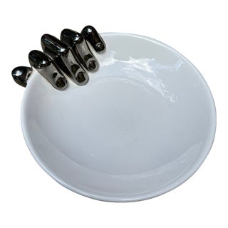 Vintage 1980s Porcelain Hand Bowl by Sigma by Taste Setter For Sale