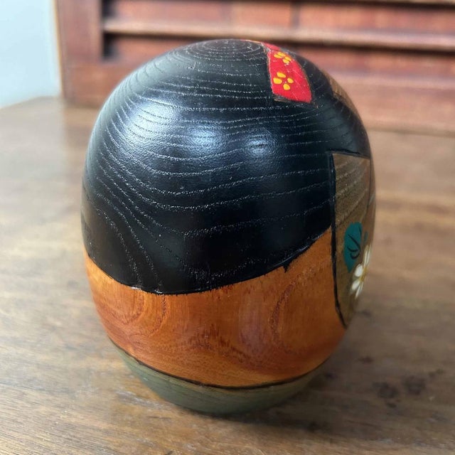 Vintage Japanese Kokeshi by Hajime Miyashita, 1970s For Sale - Image 6 of 11