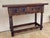 20th Century Catalan Spanish Carved Wood Console Table For Sale - Image 6 of 14