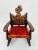 Wood Antique Spanish Hand-Carved Wood Rocking Armchair, 1900s For Sale - Image 7 of 18