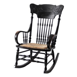 Antique Art Nouveau Rocking Chair For Sale