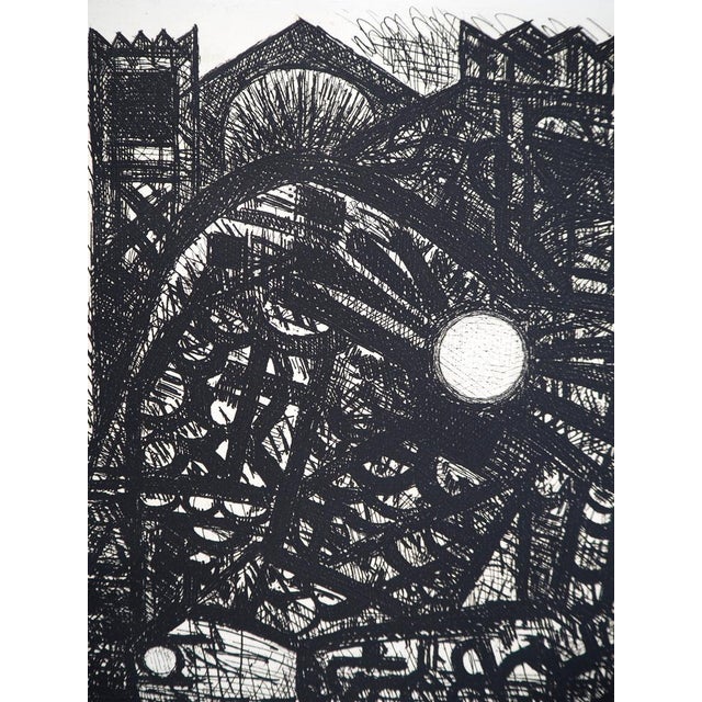 Marcel Gromaire, Macbeth, Shakespeare: The Meditating King, 1958, Original Etching For Sale - Image 4 of 7