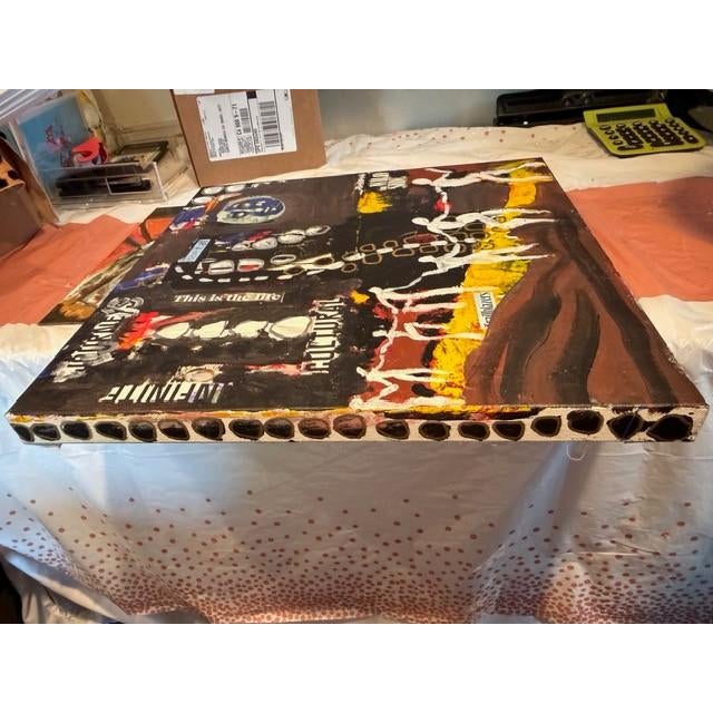 The Wild Side an Original Collage on Canvas by Susan Cohen For Sale - Image 4 of 8