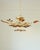 Glass 1970s Large Amber Crystal Flower Chandelier, Maison Baguès Style, 8-Light For Sale - Image 7 of 8