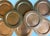 Set of 8 Hand Hammered Copper Charger Plates For Sale - Image 9 of 12
