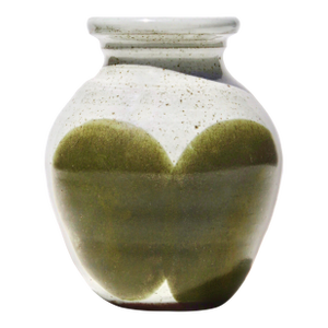 Vintage Robert Maxwell Style Oval Cube Vase Circa 1970's