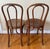Mid 20th Century Antique Thonet Style Bentwood Cafe Bistro Chairs, Set of Four For Sale - Image 5 of 13