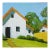 Napa Farmhouse & Barn Lynne French 8x8 California Landscape Oil Painting For Sale