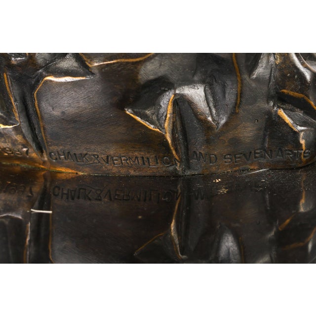 Metal Erté, Summer Breeze, Large Bronze Sculpture, Art Deco, Signed, Edition of 375, 1987 For Sale - Image 7 of 7