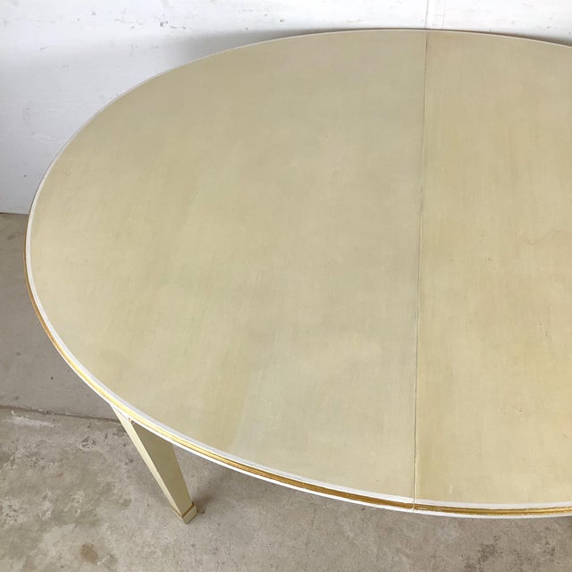 Mid 20th Century Mid-Century Gustavian-Style Oval Dining Table by Lysberg, Hansen & Therp For Sale - Image 5 of 12