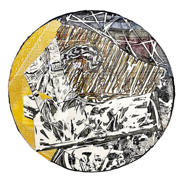 From the Swan Engravings Series. Etching, relief and engraving, on white TGL handmade paper. Hand signed and dated lower...