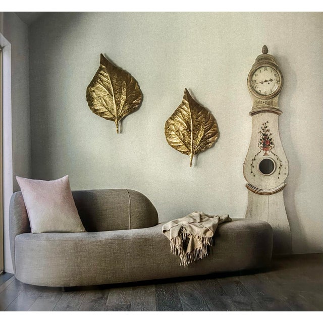 Metal 26" Massive Brass Wall Sconces, Pair For Sale - Image 7 of 7