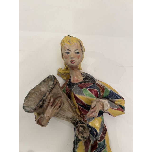 Futurist Albissola Ceramic Wall Sculpture by Anselmo Mario, Italy, 1960s For Sale - Image 3 of 9