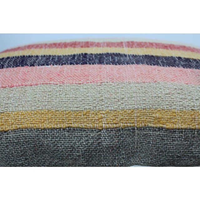 1960s Turkish Kilim Decorative Pillow Cover - 13"x18.5" For Sale - Image 5 of 9