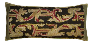 19th Century Antique Flemish Tapestry Pillow
