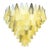 Italian Amber and Fumè Multicolor Rondini Murano Glass Chandelier by Simoeng For Sale - Image 4 of 4