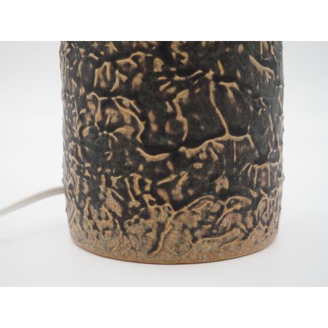 Ceramic Lamp by G. Borg for Gunnars Keramik Höganäs, 1970s For Sale - Image 7 of 11