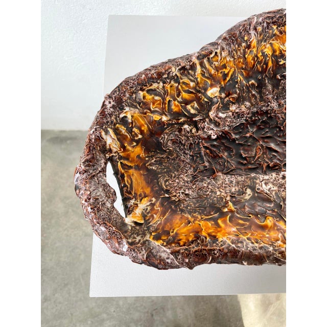 Fat Lava Ceramic Dish from Vallauris, 1960s For Sale - Image 13 of 18